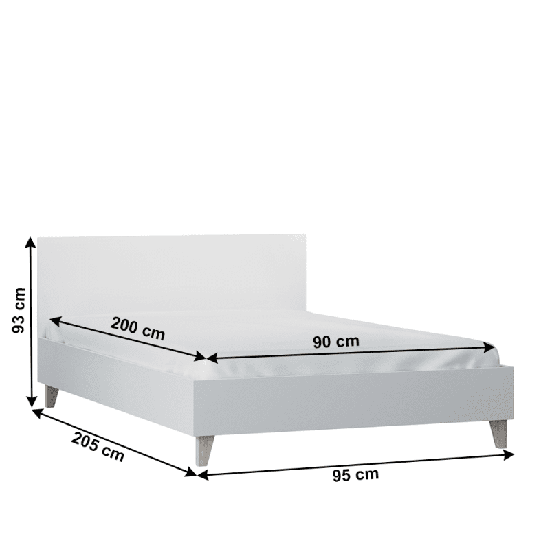 Posteľ FIERA 90x200 cm Tempo Kondela – Obrázok 2