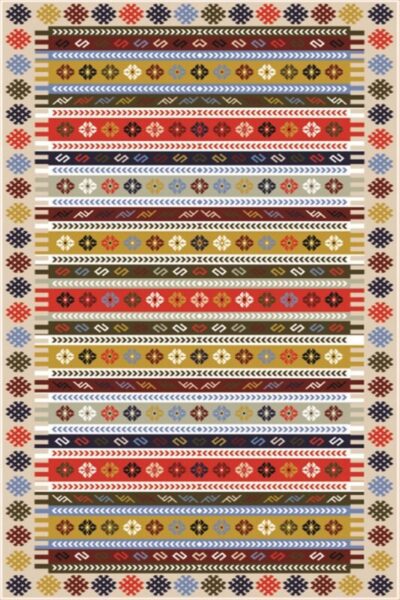 Koberec Aztec 80x200 cm viacfarebný