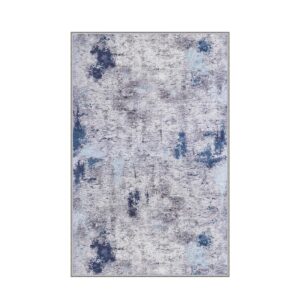 Koberec Moss 160x230 cm sivý/modrý