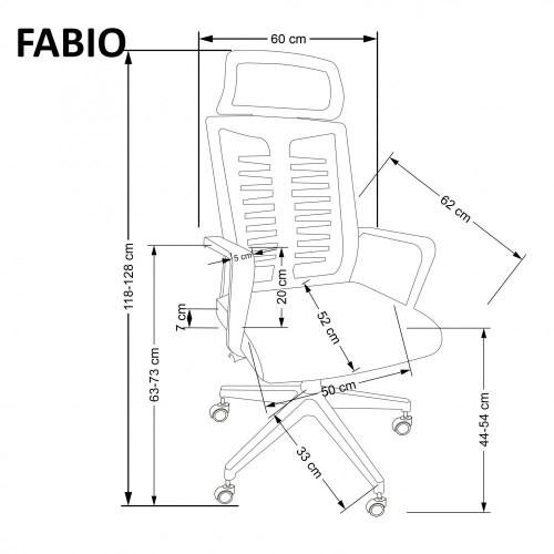 Kancelárska stolička FABIO Halmar – Obrázok 2