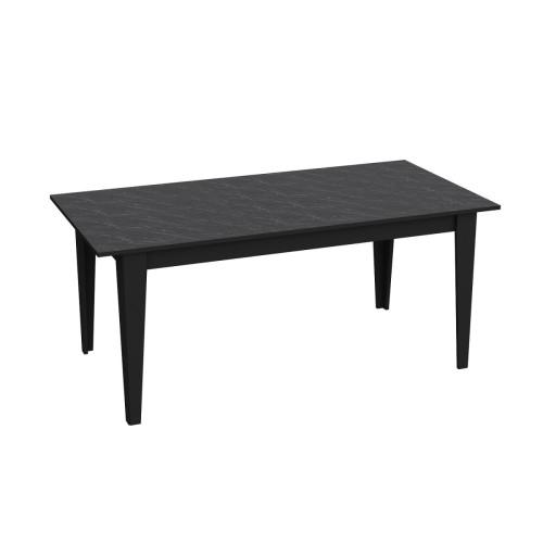 Jedálenský stôl POLKA 180 cm čierny