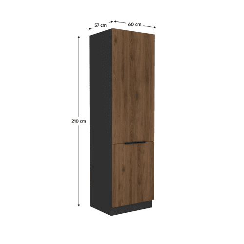 Vysoká skrinka MENZO 60 DK-210 2F Tempo Kondela – Obrázok 2