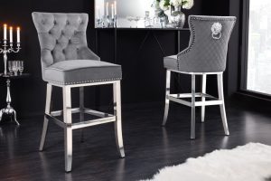 Chesterfield barová stolička FRIXON Dekorhome