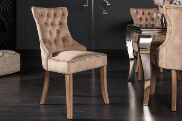 Chesterfield jedálenská stolička 2 ks FRIXON Dekorhome – Obrázok 3