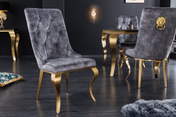 Chesterfield jedálenská stolička 2 ks ZETHOS Dekorhome