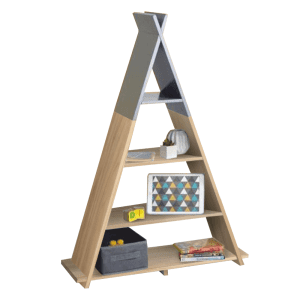 Detský regál BARNIE v tvare pyramídy Tempo Kondela