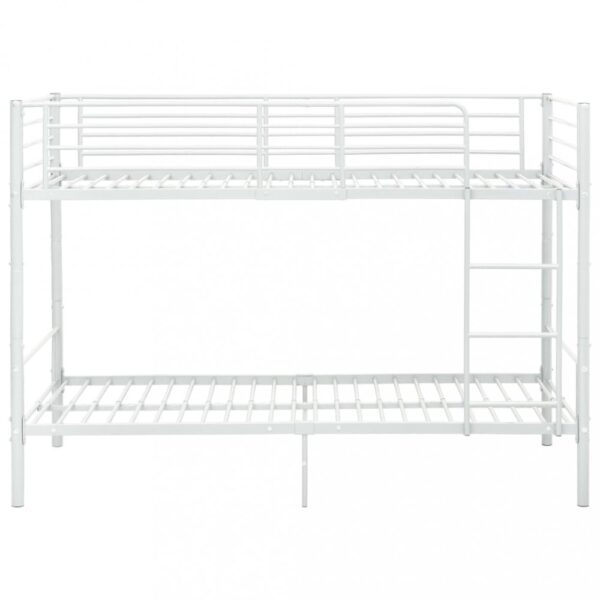 Poschodová posteľ 90x200 cm kov Dekorhome – Obrázok 3