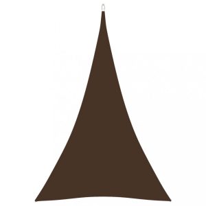 Tieniaca plachta trojuholníková 4 x 5 x 5 m oxfordská látka Dekorhome