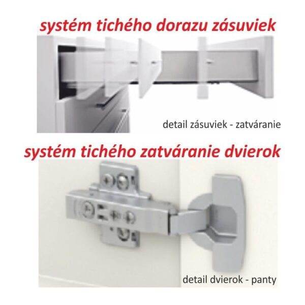 Kuchynská zostava LINE 260 Tempo Kondela – Obrázok 4