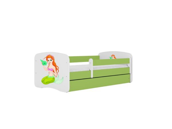 Dětská postel Babydreams mořská panna zelená