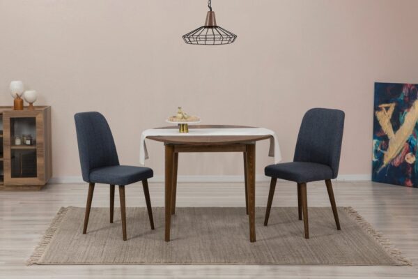 Jedálenský set s rozkladacím stolom a stoličkami (3 kusy) Vina 1048 - Walnut