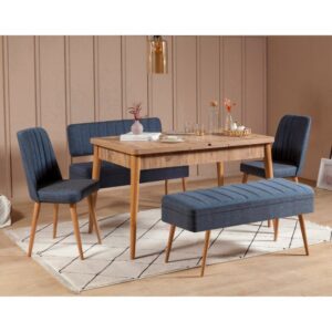 Jedálenský set s rozkladacím stolom a stoličkami (5 kusov) Vina 1048 - 4 - Atlantic
