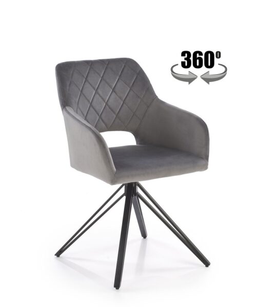 Otočné jedálenské kreslo K535 Halmar – Obrázok 3