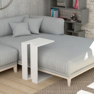 Príručný stolík / Odkladací stolík Muju - White