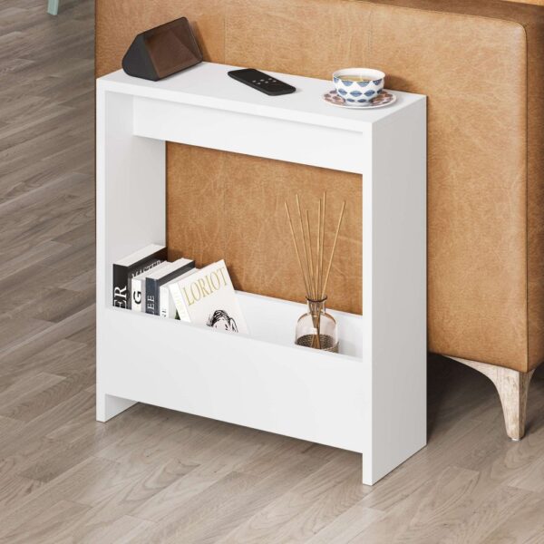 Príručný stolík / Odkladací stolík Simpi - White