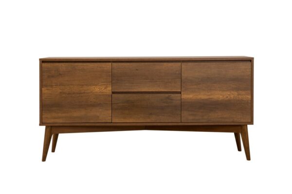 stoličkami a konzolou (6 kusov) Vina 01 1048 - Walnut