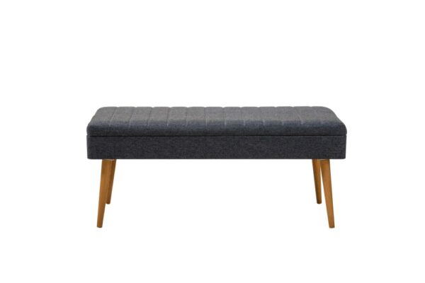 Set s rozkladacím stolom, stoličkami a konzolou (6 kusov) Vina Bench 04 1048 - Atlantic Pine, Dark Blue – Obrázok 4