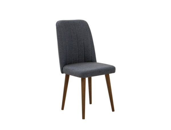 Set s rozkladacím stolom, stoličkami a konzolou (7 kusov) Vina 03 1048 - Walnut, Dark Blue – Obrázok 4