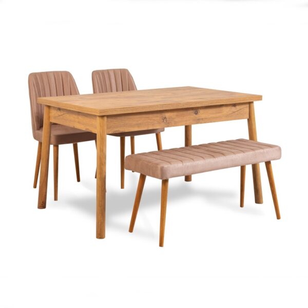 Set stola a stoličiek (4 kusy) Costa Atlantic Stone – Obrázok 2