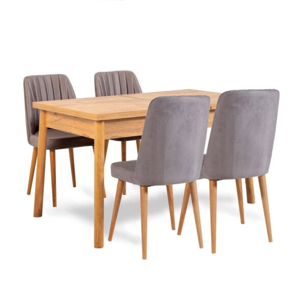Set stola a stoličiek (6 kusov) Costa Atlantic Grey – Obrázok 2
