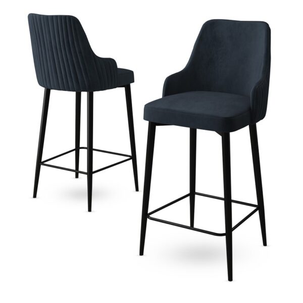 Bar Stool Set (2 Pieces) Enox - Anthracite