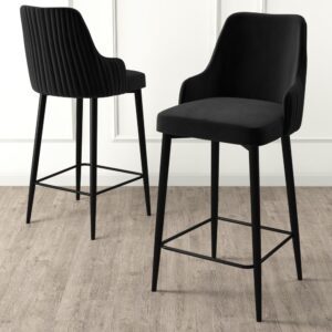 Bar Stool Set (2 Pieces) Enox - Black