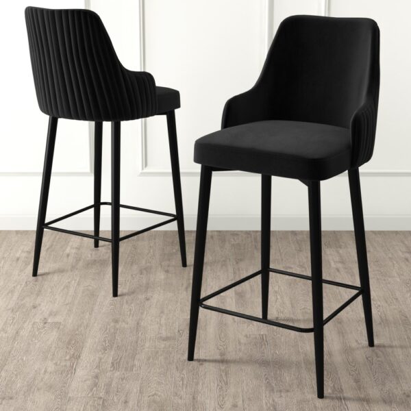 Bar Stool Set (2 Pieces) Enox - Black