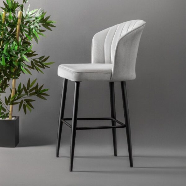 Bar Stool Set (2 Pieces) Rubi - Cream – Obrázok 4