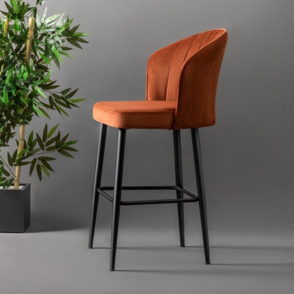Bar Stool Set (2 Pieces) Rubi - Tile Red – Obrázok 4