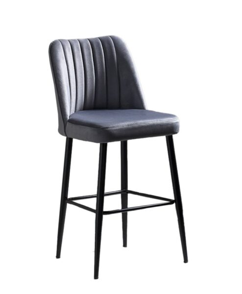 Bar Stool Set (2 Pieces) Vento - Grey – Obrázok 3