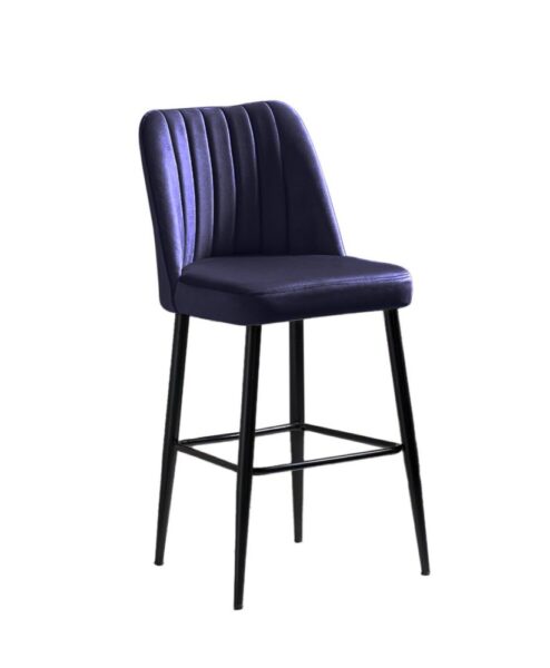 Bar Stool Set (2 Pieces) Vento - Sax Blue – Obrázok 3
