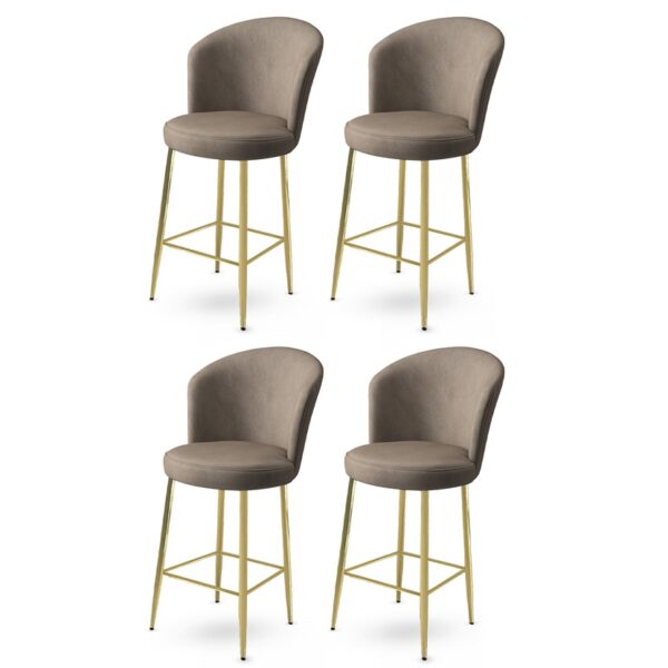 Bar Stool Set (4 Pieces) Alte - Cappuccino