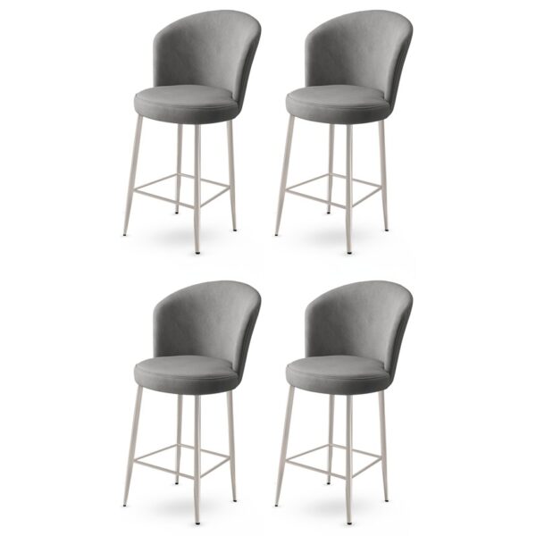 Bar Stool Set (4 Pieces) Alte - Grey