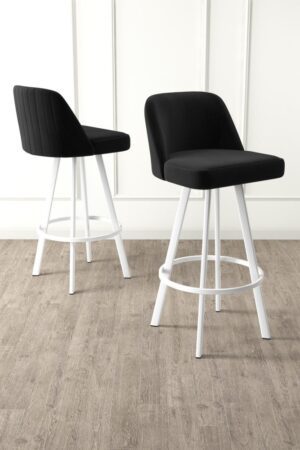 Bar Stool Set (4 Pieces) Atex - Black