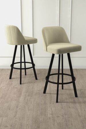 Bar Stool Set (4 Pieces) Atex - Cream
