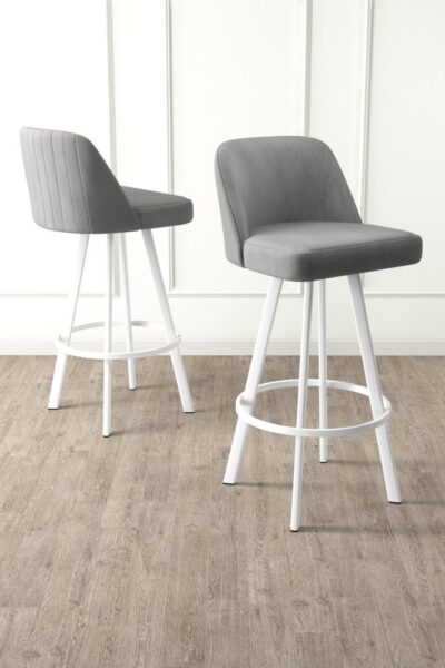 Bar Stool Set (4 Pieces) Atex - Grey