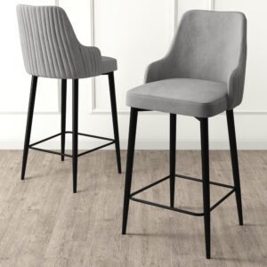 Bar Stool Set (4 Pieces) Enox - Grey