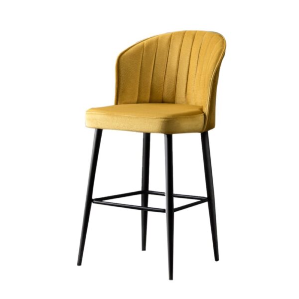 Bar Stool Set (4 Pieces) Rubi - Yellow – Obrázok 3