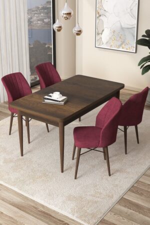 Dining Table & Chairs Set (5 Pieces) Arp - Baroque