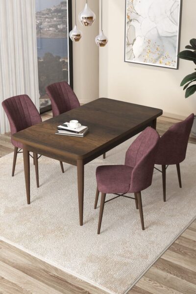 Dining Table & Chairs Set (5 Pieces) Arp - Baroque