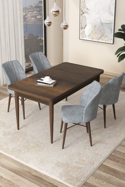 Dining Table & Chairs Set (5 Pieces) Arp - Baroque