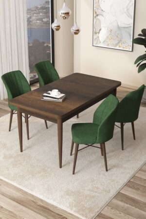 Dining Table & Chairs Set (5 Pieces) Arp - Baroque