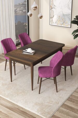 Dining Table & Chairs Set (5 Pieces) Arp - Baroque