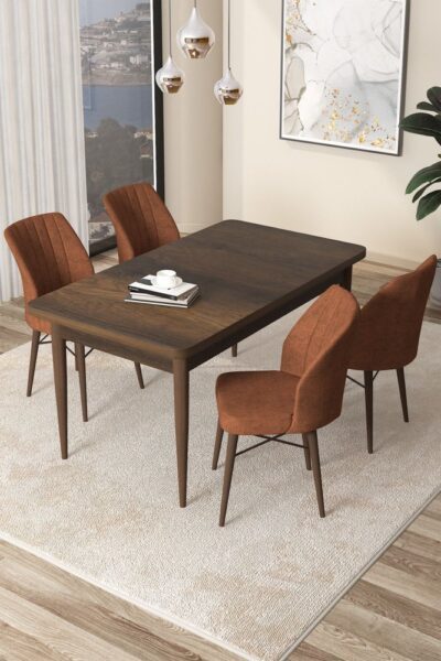 Dining Table & Chairs Set (5 Pieces) Arp - Baroque