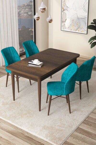 Dining Table & Chairs Set (5 Pieces) Arp - Baroque