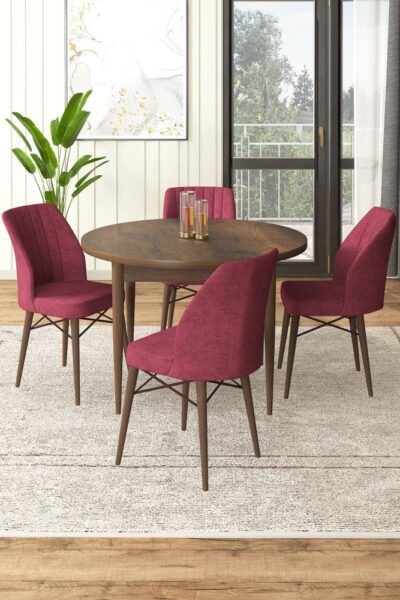 Dining Table & Chairs Set (5 Pieces) Rox - Baroque