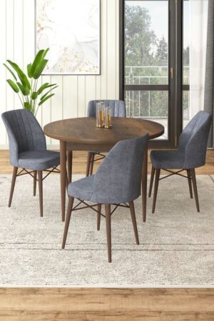 Dining Table & Chairs Set (5 Pieces) Rox - Baroque