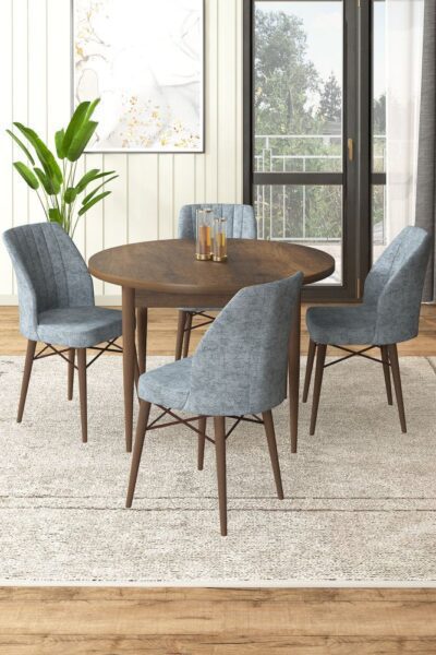 Dining Table & Chairs Set (5 Pieces) Rox - Baroque