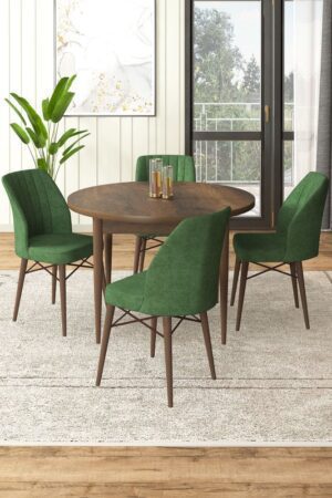 Dining Table & Chairs Set (5 Pieces) Rox - Baroque