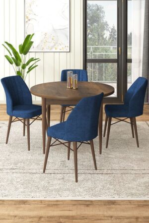 Dining Table & Chairs Set (5 Pieces) Rox - Baroque